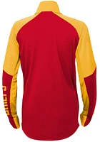 Kansas City Chiefs Youth Red Audible Long Sleeve Quarter Zip Shirt