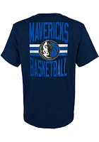 Dallas Mavericks Toddler Navy Blue Slogan Back Short Sleeve T-Shirt