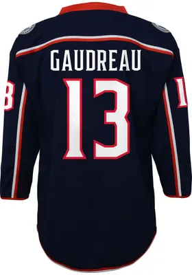 Johnny Gaudreau  Columbus Blue Jackets Youth Home Replica Hockey Jersey