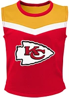 Kansas City Chiefs Girls Red Spirit 2PC Set Cheer