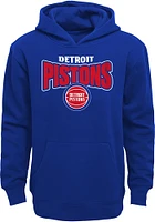 Detroit Pistons Youth Blue Draft Pick Long Sleeve Hoodie