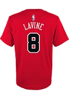 Zach LaVine Chicago Bulls Youth Red NN Player Tee