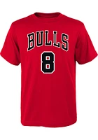 Zach LaVine Chicago Bulls Youth Red NN Player Tee
