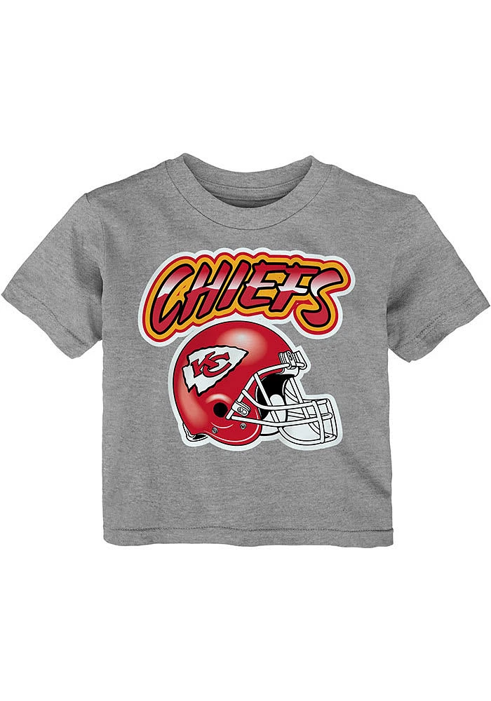 Kansas City Chiefs Infant Huddle Up Short Sleeve T-Shirt Grey