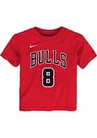 Zach LaVine  Chicago Bulls Boys Red Icon NN Short Sleeve T-Shirt