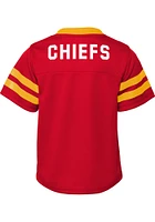 KC Wolf  Outer Stuff Kansas City Chiefs Infant Red Mascot Zone SS Set Top and Bottom