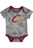 Cleveland Cavaliers Baby Maroon Game Time Design One Piece