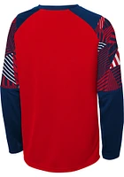 Team USA Youth Navy Blue Womens National Gridiron Long Sleeve T-Shirt