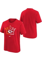 Nike Kansas City Chiefs Youth Red Team Local Short Sleeve T-Shirt