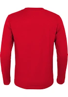 Chicago Blackhawks Boys Red Reverse Retro Primary Logo Long Sleeve T-Shirt