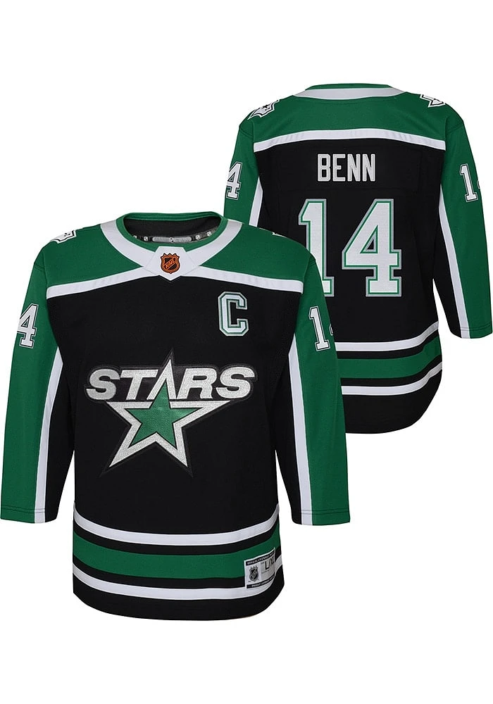 Jamie Benn Dallas Stars Youth Black Reverse Retro Premier Hockey Jersey