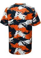 Chicago Bears Youth Navy Blue Cross Pattern Short Sleeve T-Shirt