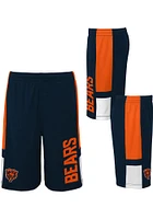 Chicago Bears Youth Navy Blue Lateral Shorts