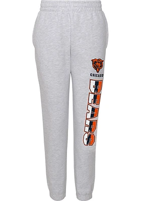 Chicago Bears Youth Grey Game Time Sweatpants
