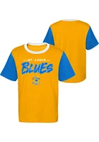 St Louis Blues Youth Blue Reverse Retro Sueded Short Sleeve Fashion T-Shirt