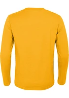 St Louis Blues Boys Gold Reverse Retro Primary Logo Long Sleeve T-Shirt