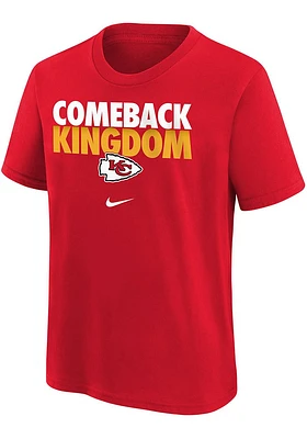 Nike Kansas City Chiefs Youth Red Local Short Sleeve T-Shirt