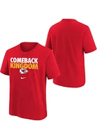 Nike Kansas City Chiefs Youth Red Local Short Sleeve T-Shirt