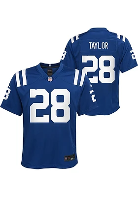 Jonathan Taylor Indianapolis Colts Youth Blue Nike Game Football Jersey