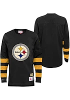 Pittsburgh Steelers Youth Black Team Inspired Long Sleeve T-Shirt