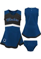 Indianapolis Colts Girls Blue Captain Cheer Dress Set