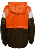 Cleveland Browns Youth Brown Goal Line Light Weight Jacket