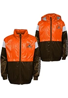 Cleveland Browns Youth Brown Goal Line Light Weight Jacket