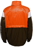 Cleveland Browns Youth Brown Goal Line Light Weight Jacket