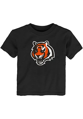 Cincinnati Bengals Toddler Black Primary Logo Short Sleeve T-Shirt