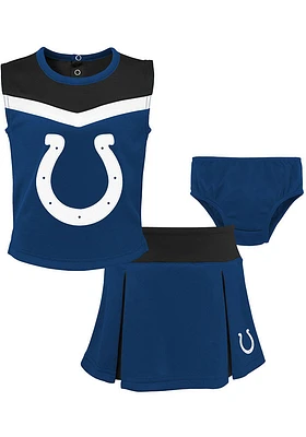 Indianapolis Colts Toddler Girls Blue Spirit Sets Cheer