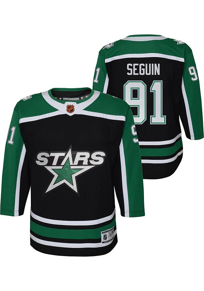 Tyler Seguin Dallas Stars Youth Black Reverse Retro Premier Hockey Jersey
