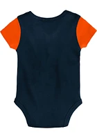 Chicago Bears Baby Navy Blue Little Champ Set One Piece with Bib