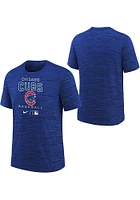 Nike Chicago Cubs Youth Blue AC Practice Short Sleeve T-Shirt