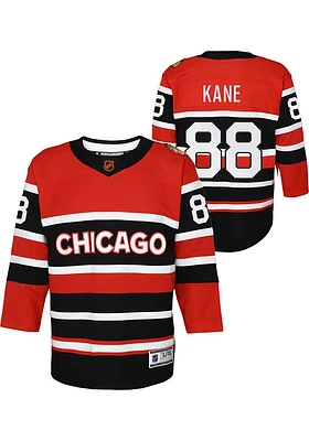 Patrick Kane  Chicago Blackhawks Youth Red Reverse Retro Premier Hockey Jersey