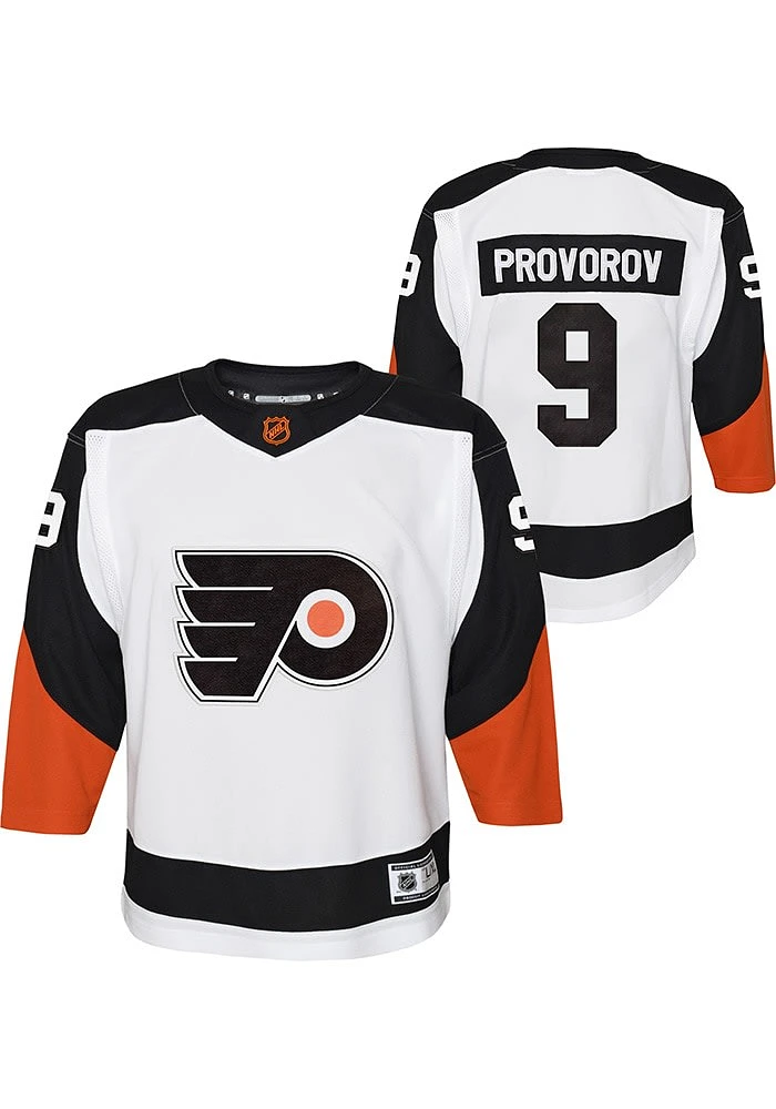 Ivan Provorov Philadelphia Flyers Youth White Reverse Retro Premier Hockey Jersey