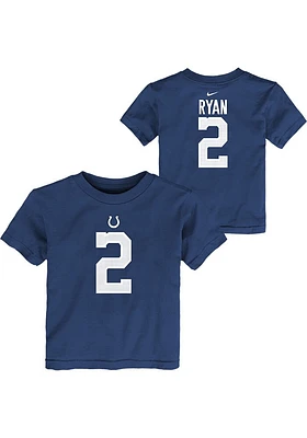 Matt Ryan Indianapolis Colts Toddler Blue NN Short Sleeve Player T Shirt