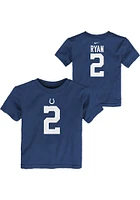 Matt Ryan Indianapolis Colts Toddler Blue NN Short Sleeve Player T Shirt