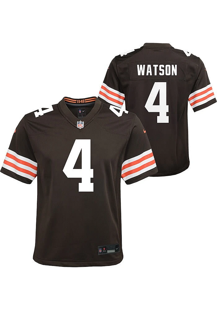 Deshaun Watson Cleveland Browns Youth Brown Nike Home Replica Football Jersey