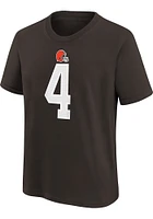 Deshaun Watson Cleveland Browns Youth Brown NN Player Tee