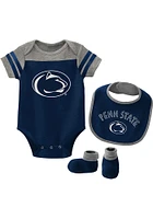 Penn State Nittany Lions Baby Navy Blue Tackle One Piece