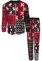 Arkansas Razorbacks Boys Ugly Sweater PJ Set - Cardinal