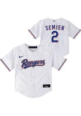 Marcus Semien  Texas Rangers Toddler White Home Replica Jersey