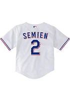Marcus Semien  Texas Rangers Toddler White Home Replica Jersey