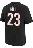 Daxton Hill Cincinnati Bengals Youth Black Nike NN Player Tee