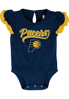 Indiana Pacers Baby Navy Blue Scream and Shout 2PK Design Set One Piece
