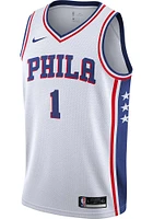 James Harden  Nike Philadelphia 76ers Youth Association Icon White Basketball Jersey