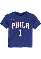 James Harden Philadelphia 76ers Toddler Blue Icon NN Short Sleeve Player T Shirt