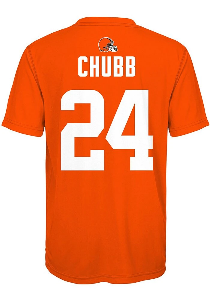 Nick Chubb Cleveland Browns Youth Mainliner NN Perf Player Tee