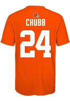 Nick Chubb Cleveland Browns Youth Mainliner NN Perf Player Tee