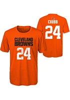 Nick Chubb Cleveland Browns Youth Mainliner NN Perf Player Tee